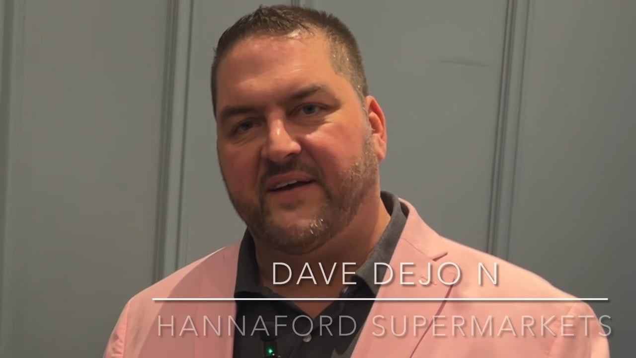 Play video testimonial from Dave Dejon, Hannaford Supermarkets