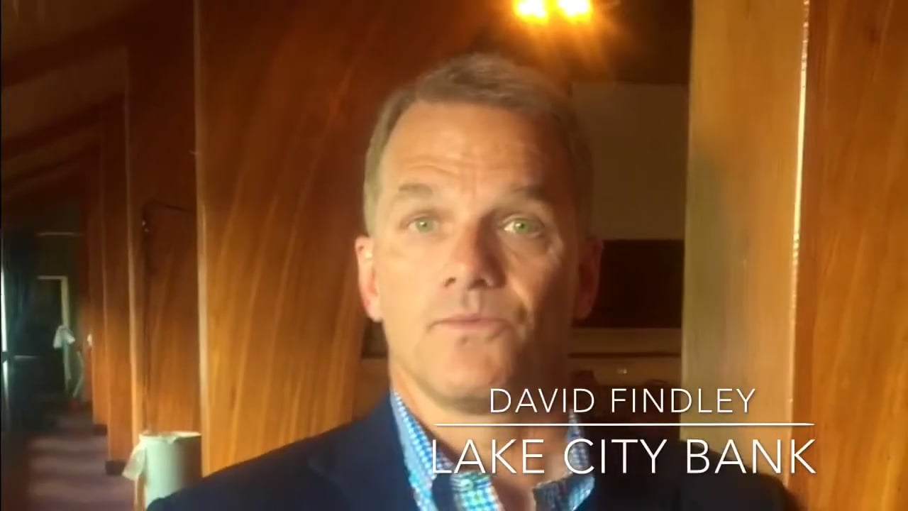 Play video testimonial from David Findley, Lake City Bank