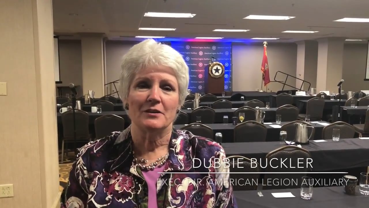 Play video testimonial from Dubbie Buckler, Executive Director American Legion Auxiliary