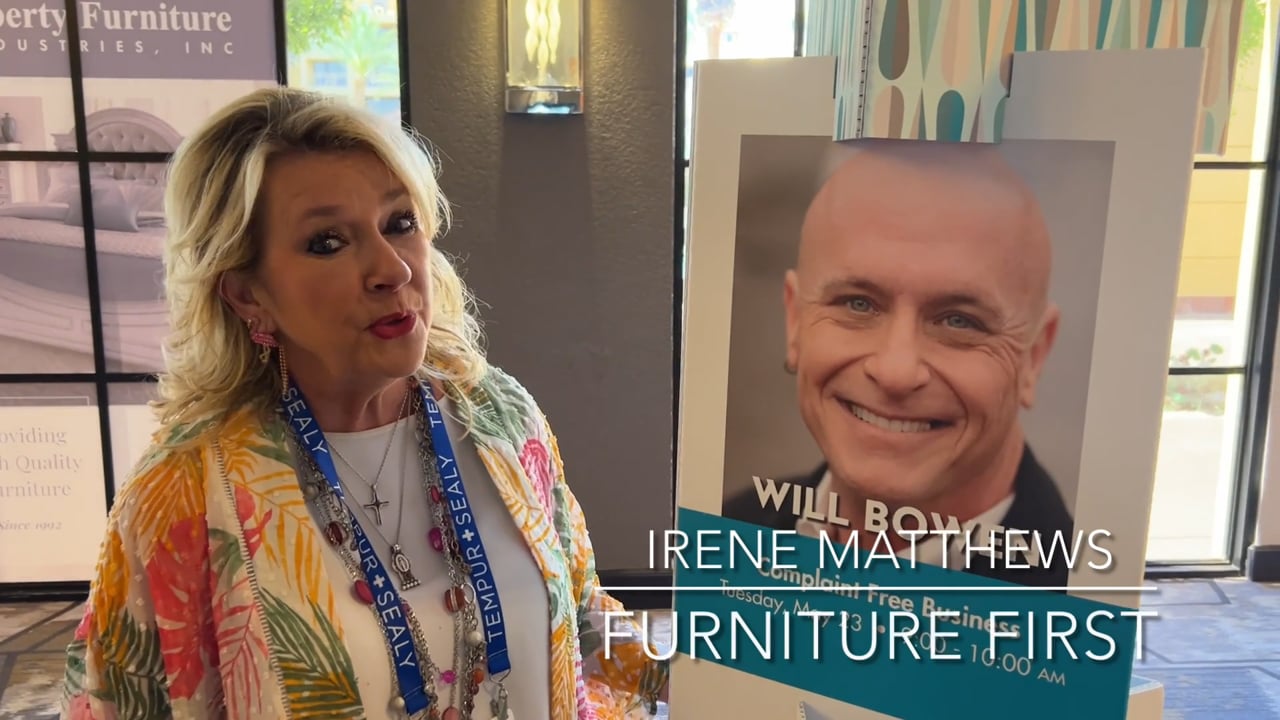 Play video testimonial from Irene Matthews, Furniture First