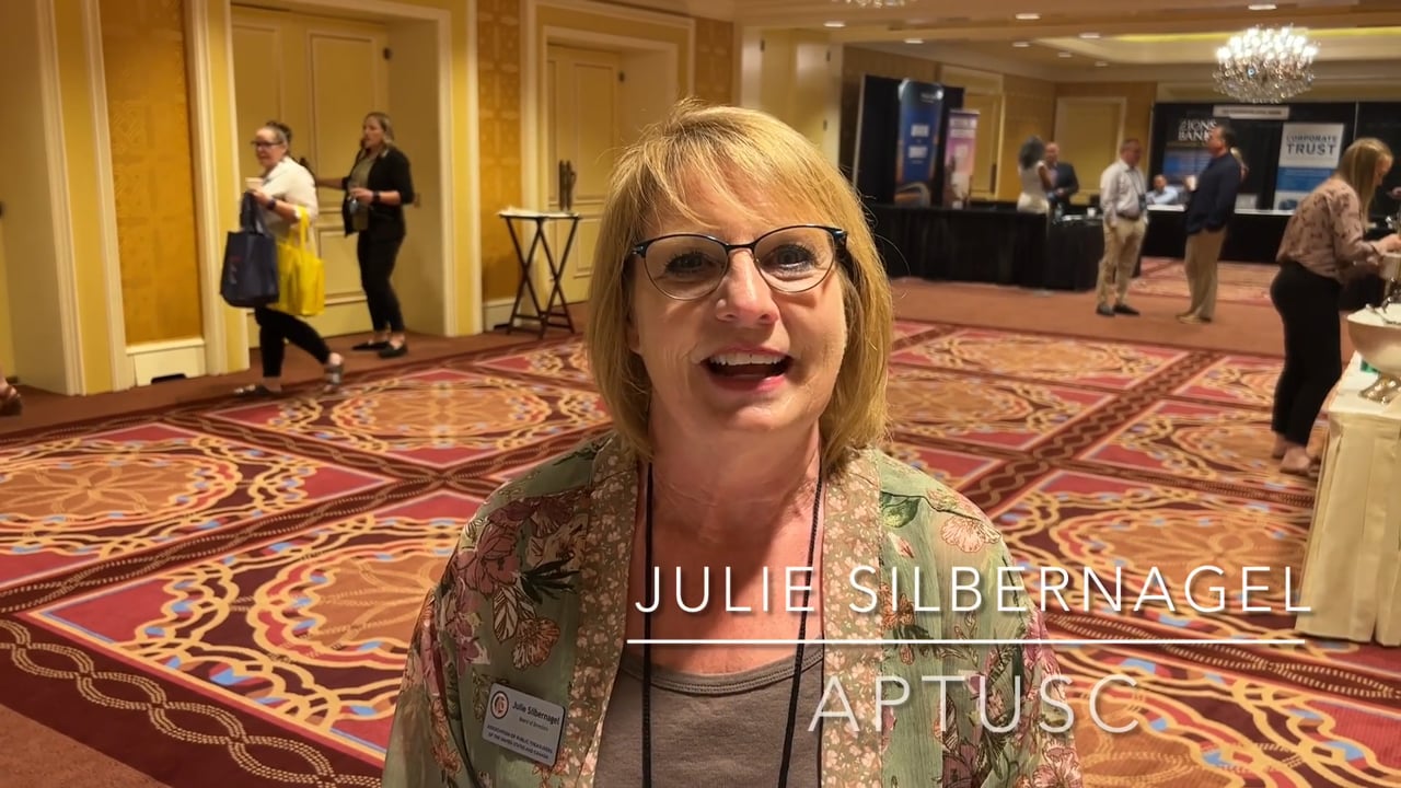 Play video testimonial from Julie Silbernagel, APTCUS