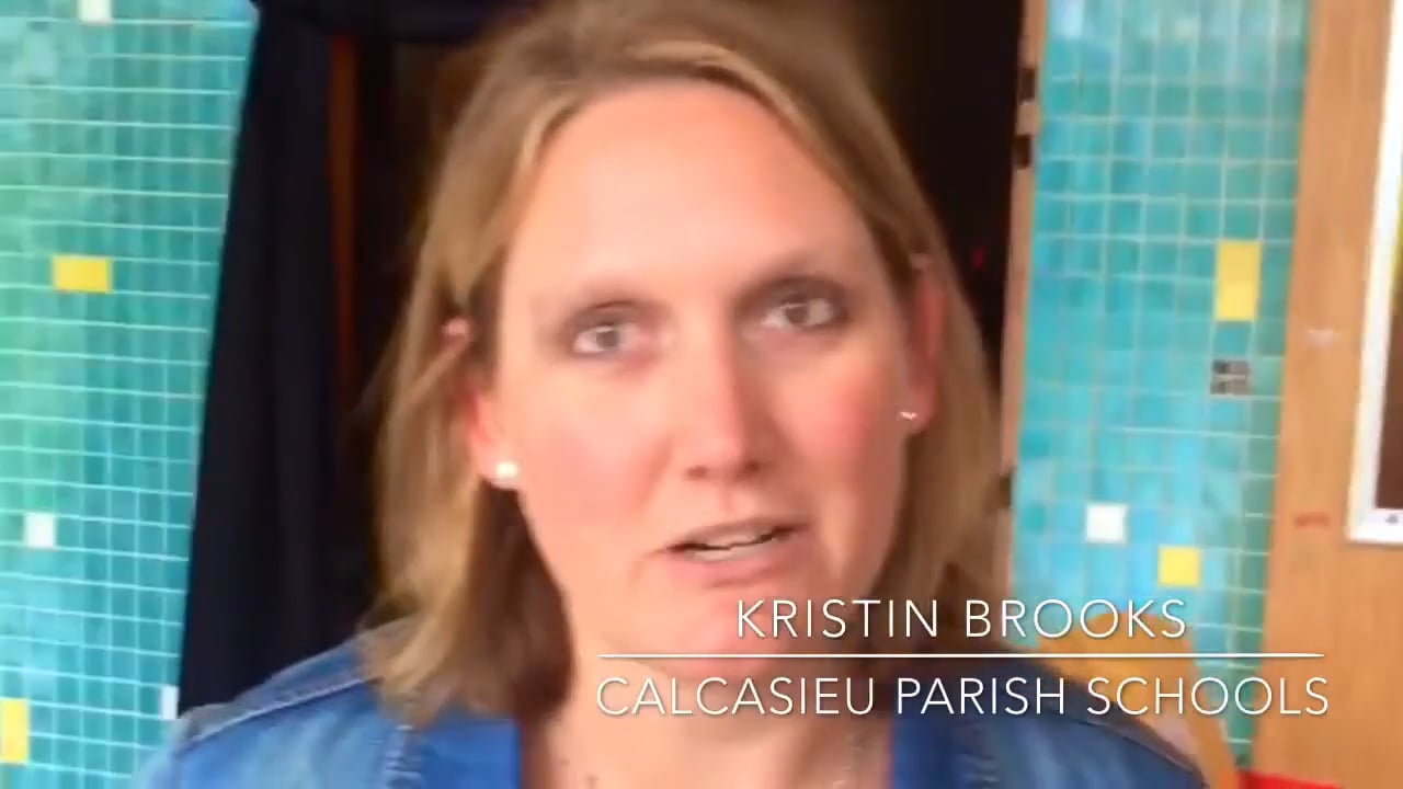 Play video testimonial from Kristin Brooks, Calcasieu Parish Schools
