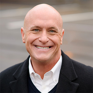 Close-up portrait of keynote speaker Will Bowen